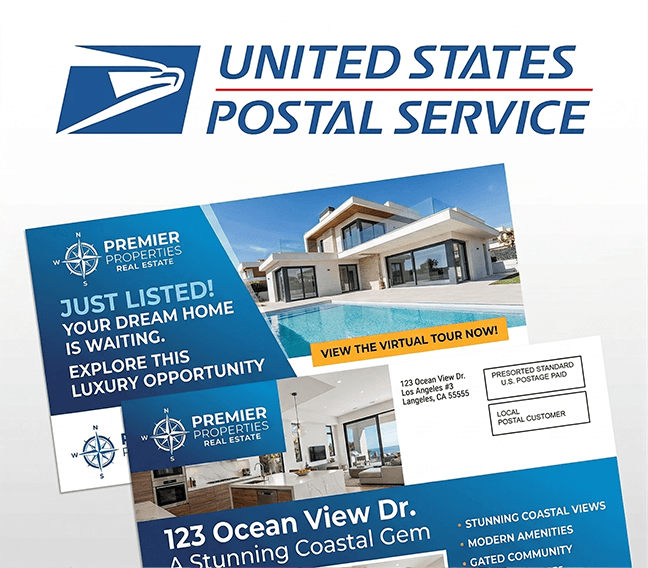 EDDM postcard printing for real estate farming — USPS Every Door Direct Mail | TheFlyerLab