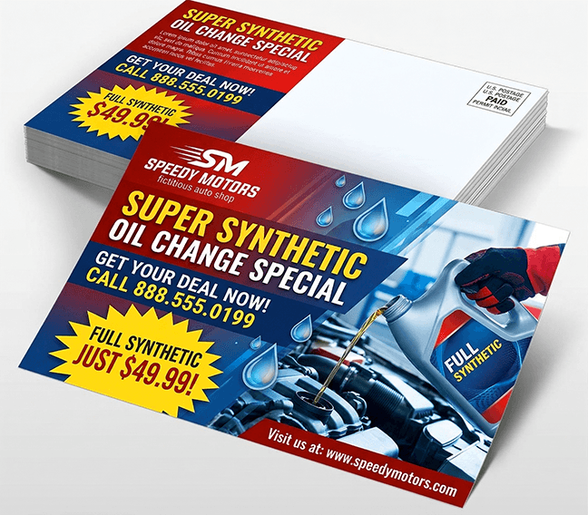 Postcards for Auto Shops