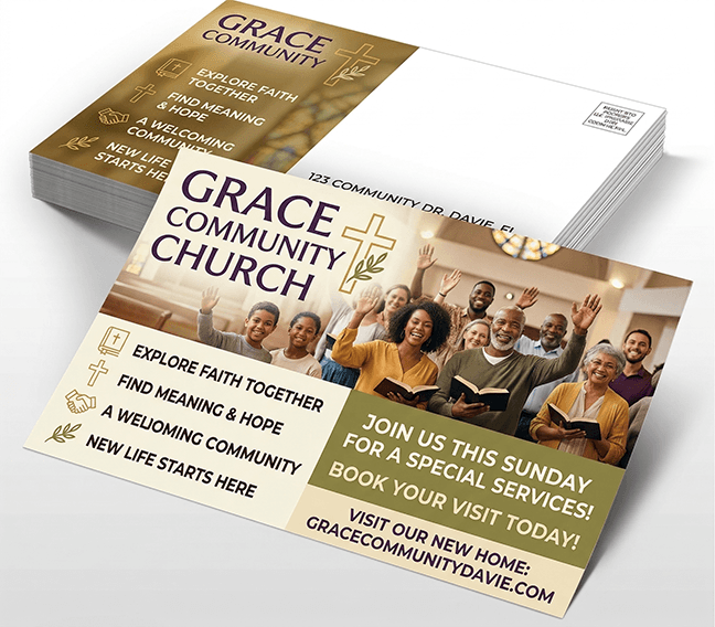 EDDM mailer printing for church outreach | TheFlyerLab