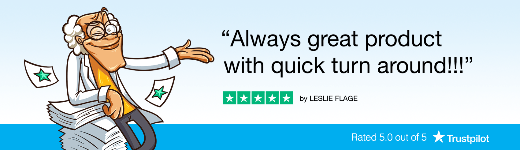 TheFlyerLab Customer Reviews — 5-Star Rated on Trustpilot