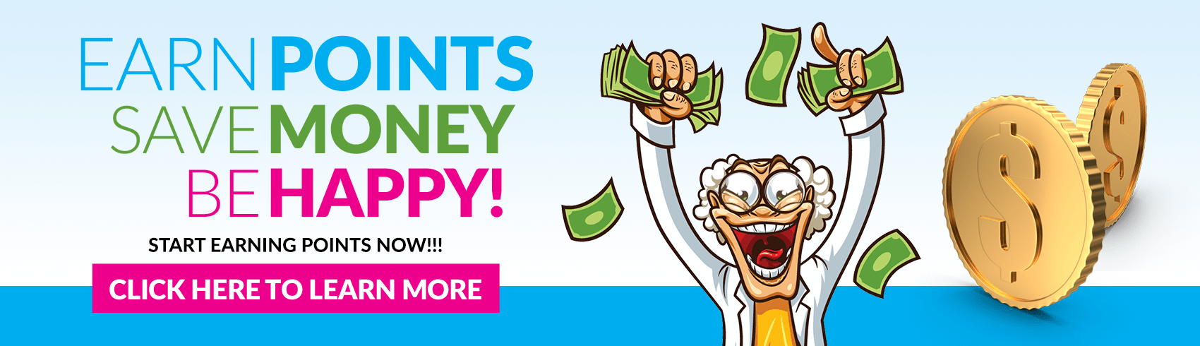 Flyer Points Rewards Program — Earn Points on Every Order