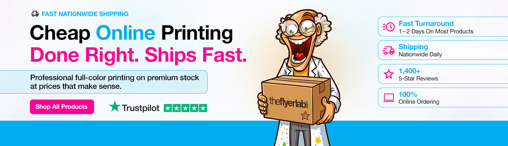 Online Printing — Flyers, Postcards, Business Cards & More