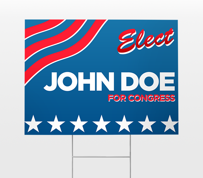 Yard sign printing for small businesses — durable coroplast | TheFlyerLab