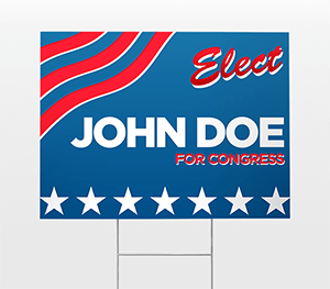 Coroplast yard sign printing 4mm — full color durable outdoor political and business signs | TheFlyerLab