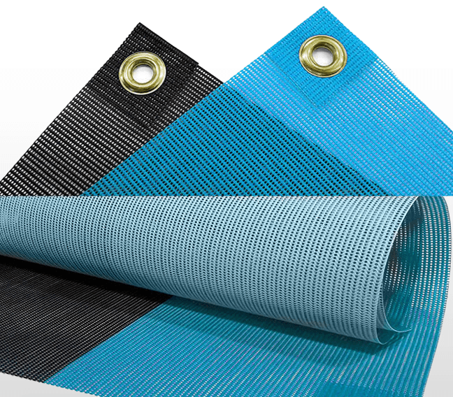 Mesh Banners Custom mesh vinyl banner printing — perforated wind-resistant outdoor banners | TheFlyerLab