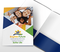 Custom 9X12 presentation folder printing — full color on heavy gloss stock | TheFlyerLab