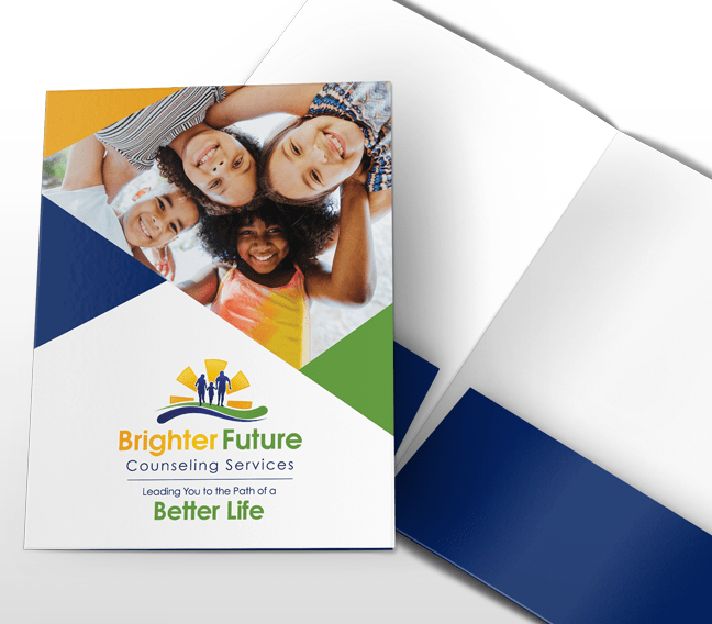 Presentation Folders Custom 9X12 presentation folder printing — full color on heavy gloss stock | TheFlyerLab