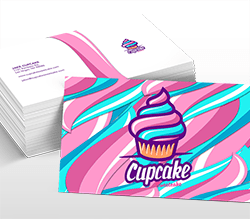 Silk laminate business card printing — full color on 16pt silk coated stock | TheFlyerLab