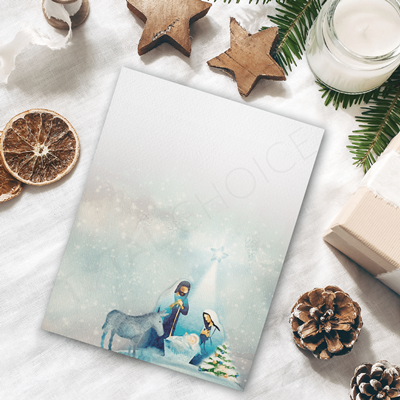 Bethlehem Lights Christmas Letterhead