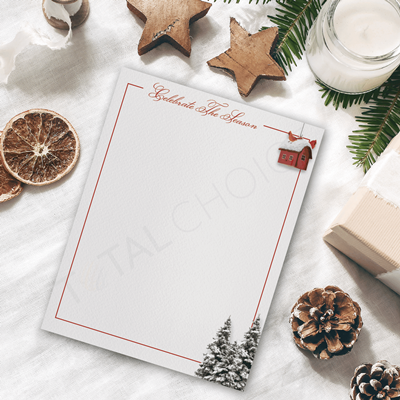 Celebrate the Season Christmas Letterhead