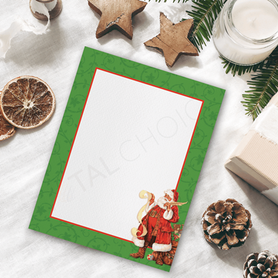 Classic Santa Christmas Letterhead