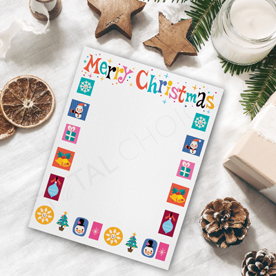 Cute Christmas Christmas Letterhead