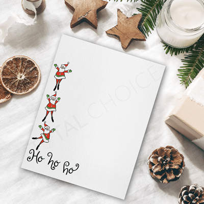 Ho Ho Ho Christmas Letterhead