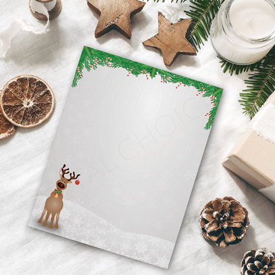 Reindeer Christmas Letterhead