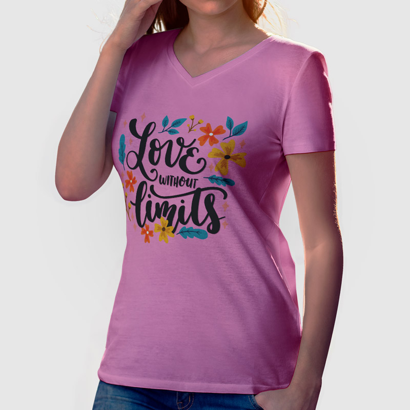 Women Vneck Tshirt 1