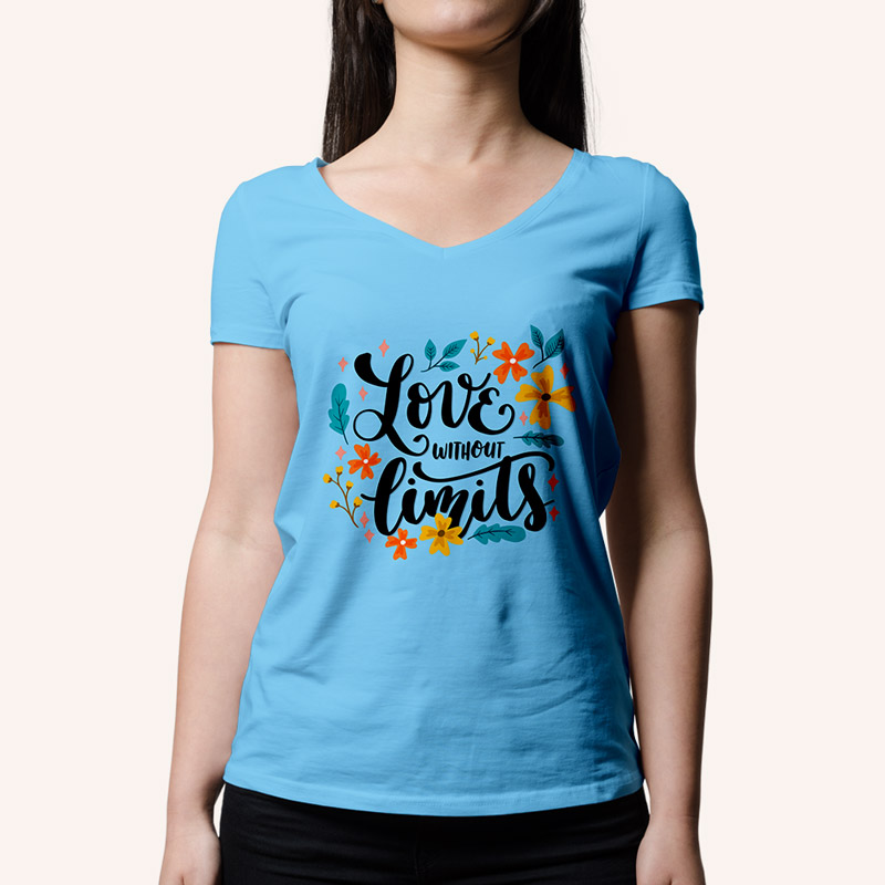 Women Vneck Tshirt 2