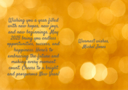 Sparkling Beginnings