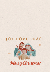 Love, Joy, Peace Blank
