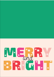 Merry and Bright Blank