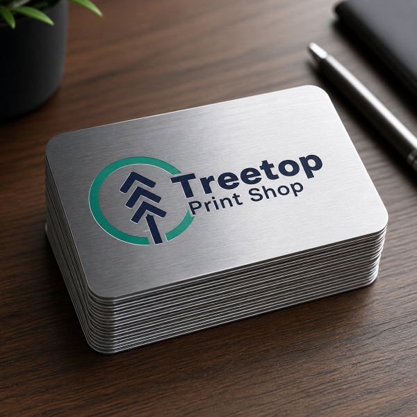 Aluminum Business Cards