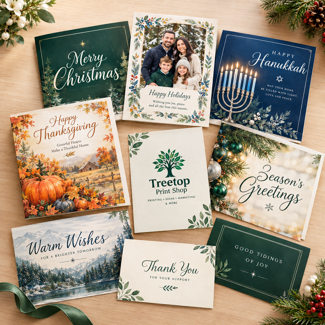 Seasonal Cards (Flat)