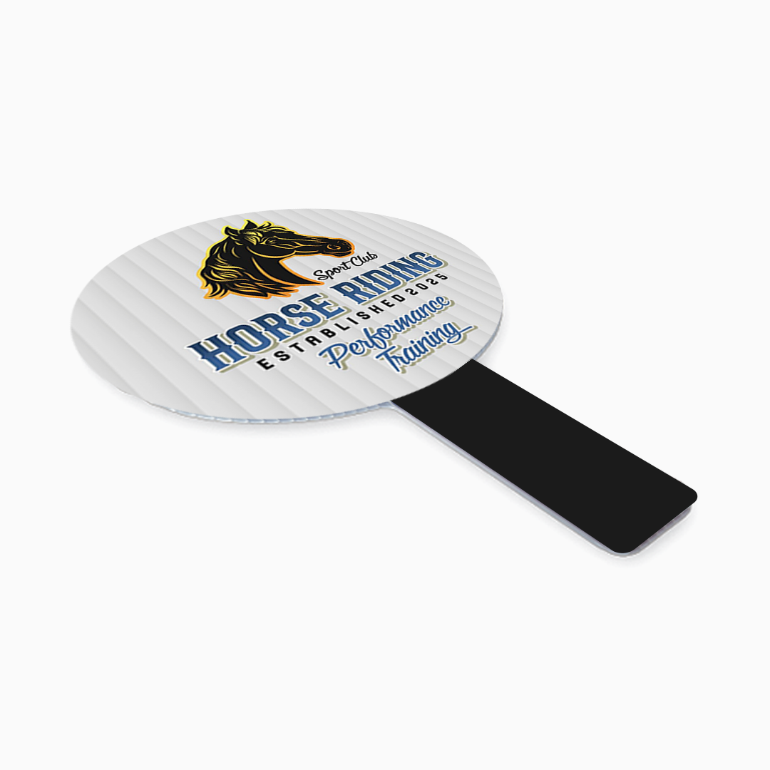 custom promotional fans for outdoor event