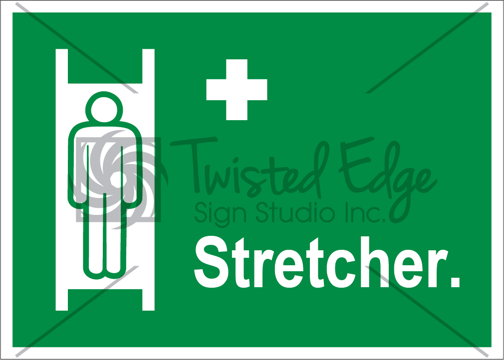 Stretcher Safety Sign Stretcher