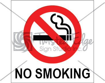 No Smoking Safety Sign No Smoking