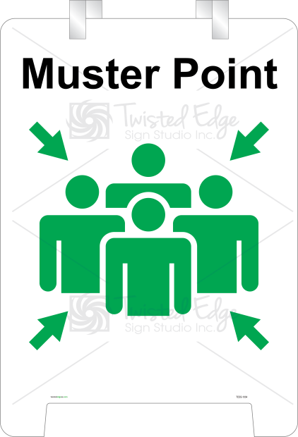 Muster Point - Sandwich Board