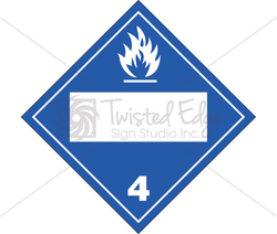 Easily Upload Designs for Your Dangerous When Wet Class 4.3 Blank