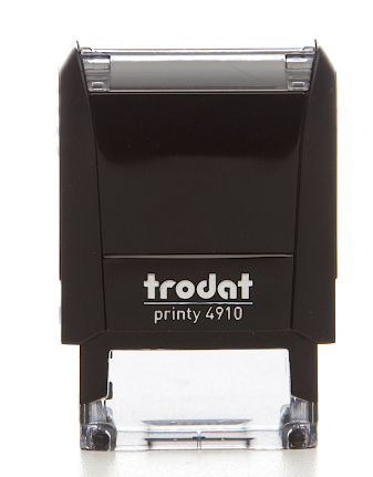 Custom Original Trodat Printy Stamp 3/8" X 1-1/32" (9 X 26mm)