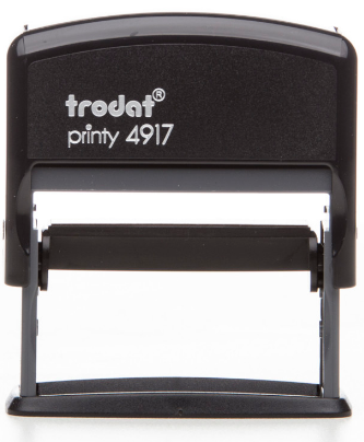 Custom Trodat Printy Stamp 3/8" X 2" (10 X 50mm)
