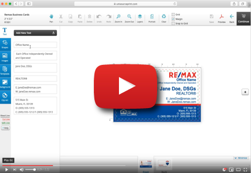 Remax Magnetic Business Cards