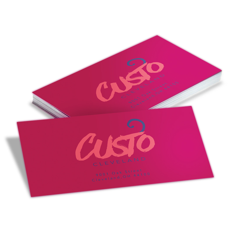 Suede Business Cards