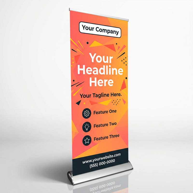Aluminum Retractable Banner