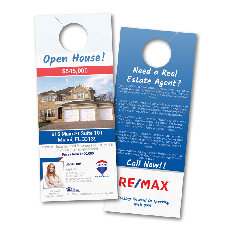 Remax Door Hangers