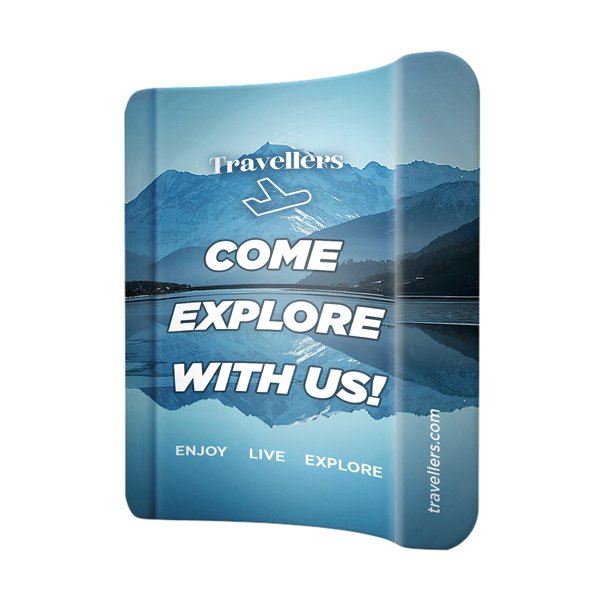 Curved Tension Fabric Display