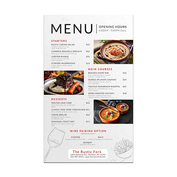 Restaurant Menus