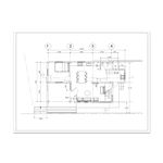 Blueprint on a white background