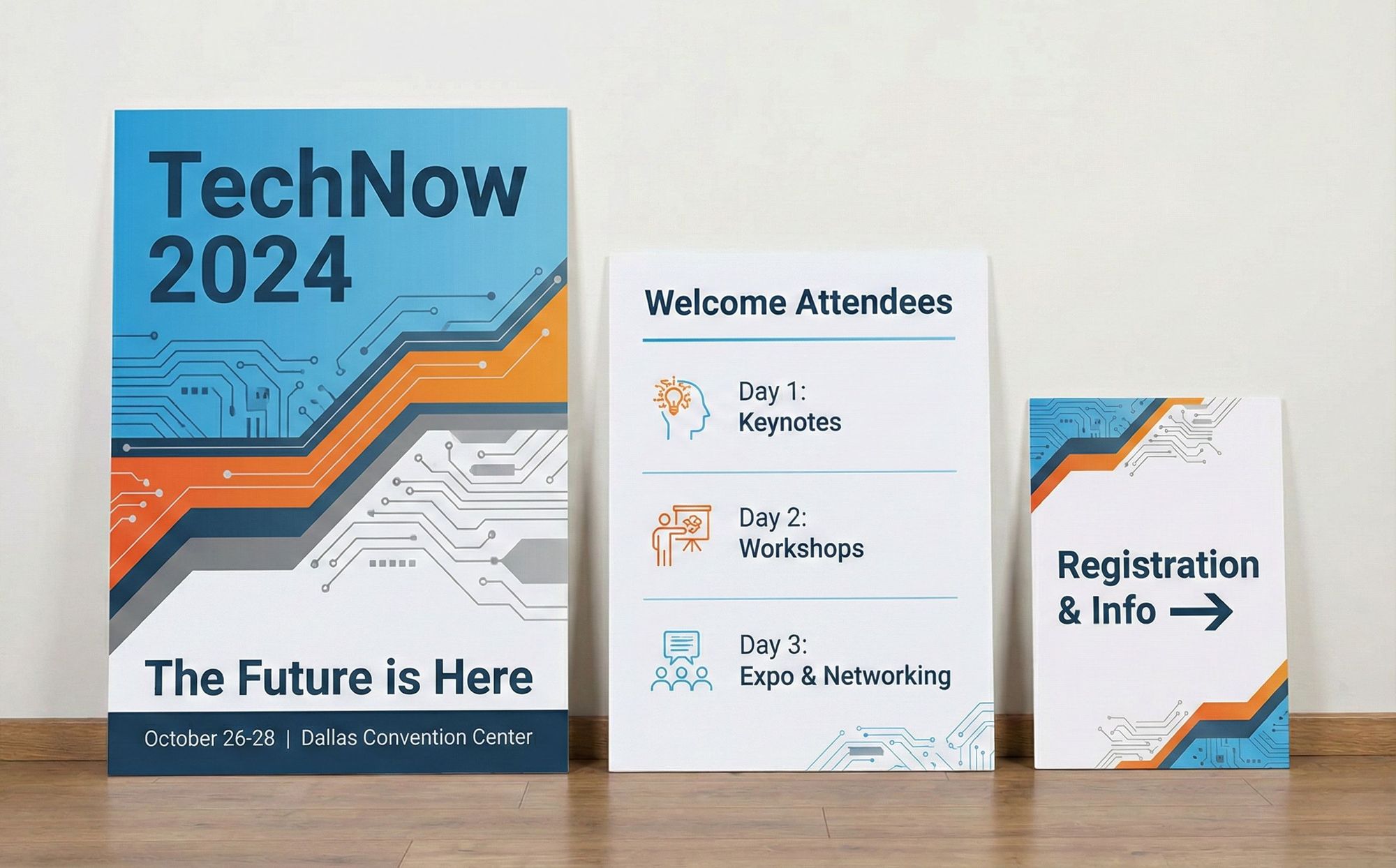 Custom Size Foamcore Signs