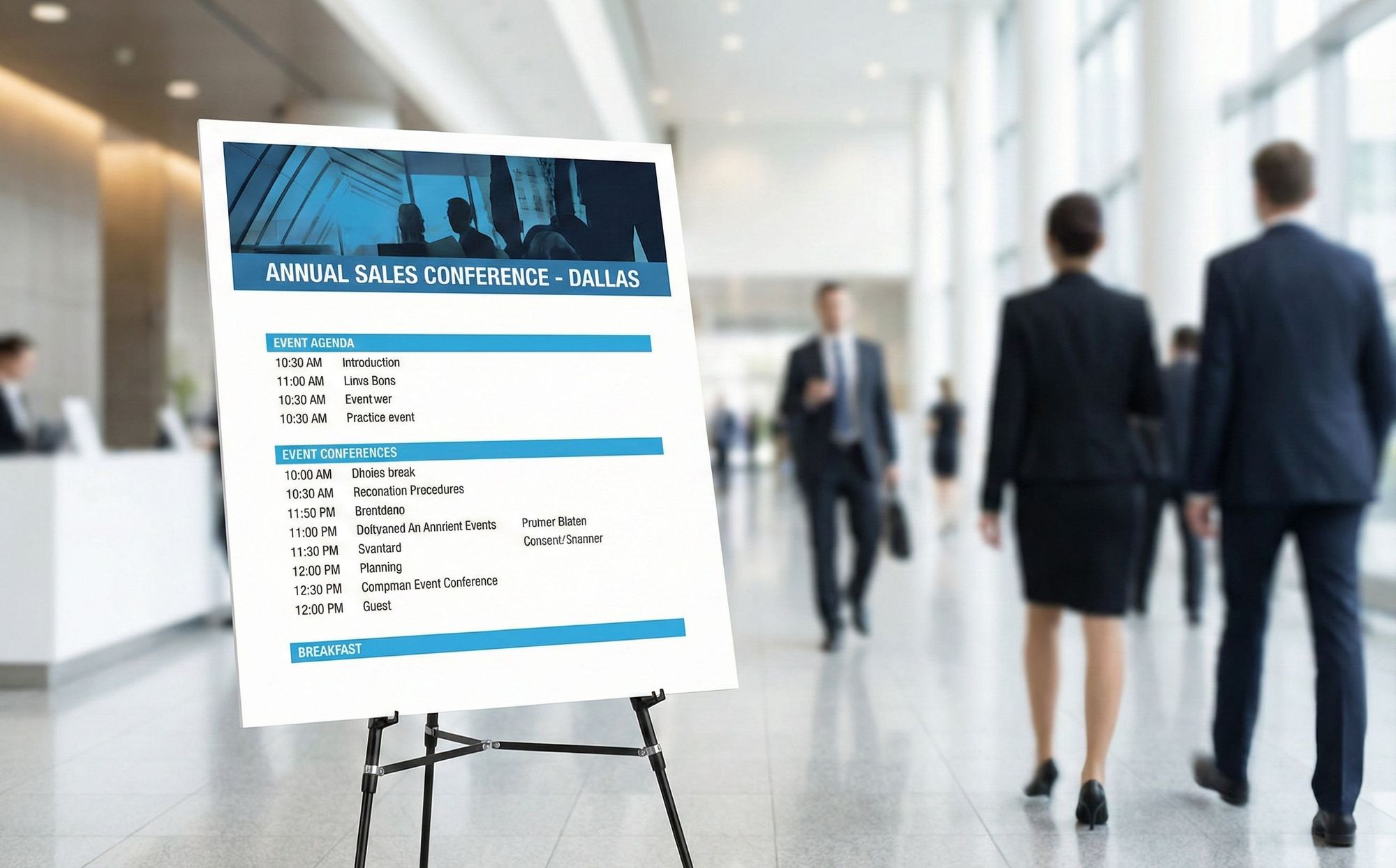 Foamcore Signs for Events and Presentations