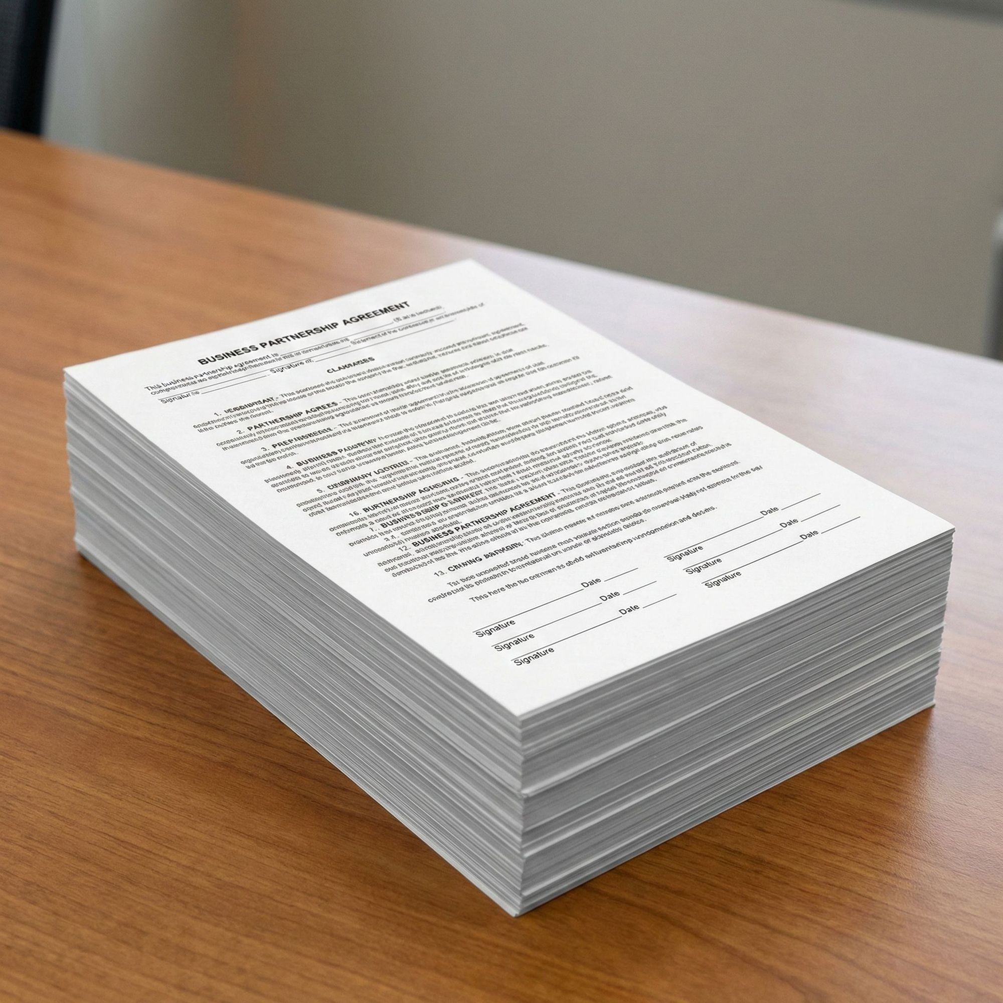 Legal 8.5x14 Black & White Contract Printing – AlphaGraphics Dallas