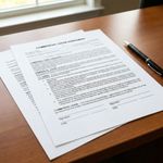 Letter Size Black & White Forms and Contracts