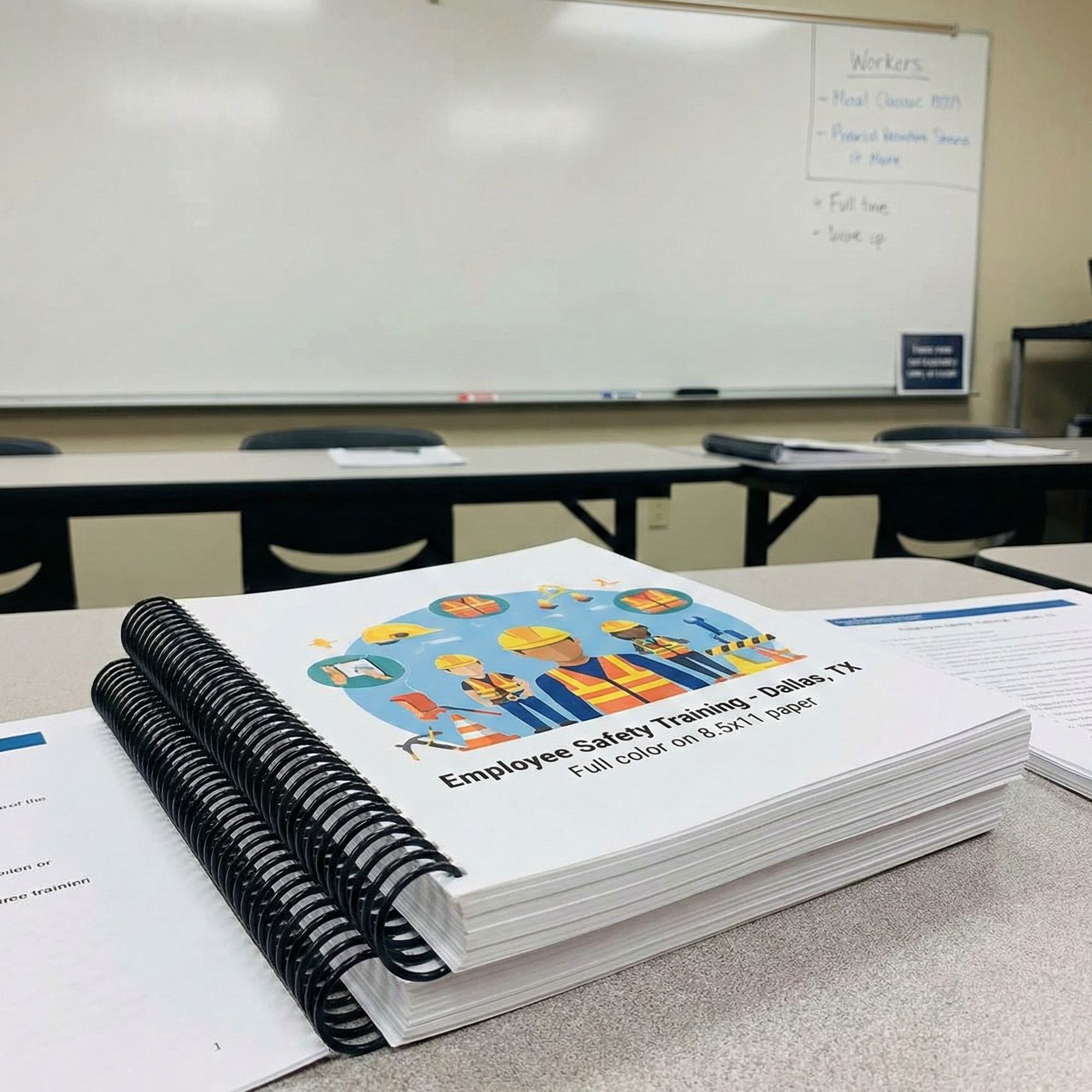Letter Color Training Materials Printing