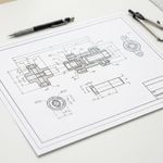 Tabloid Black & White Engineering Drawing Printing