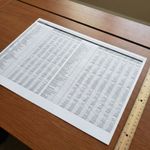Tabloid 11x17 Black & White Spreadsheet Printing