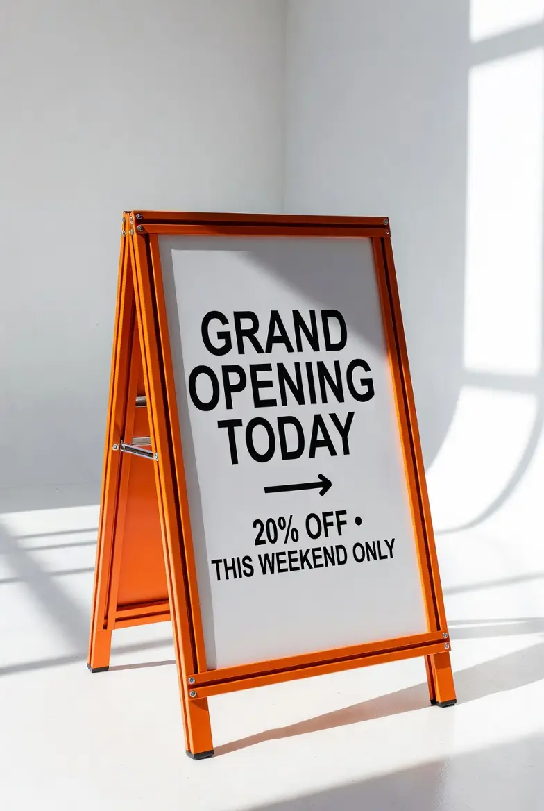 Aluminum Sidewalk Sign