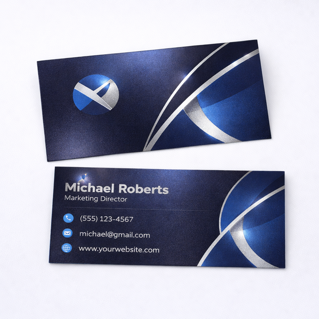 Metallic Business Cards