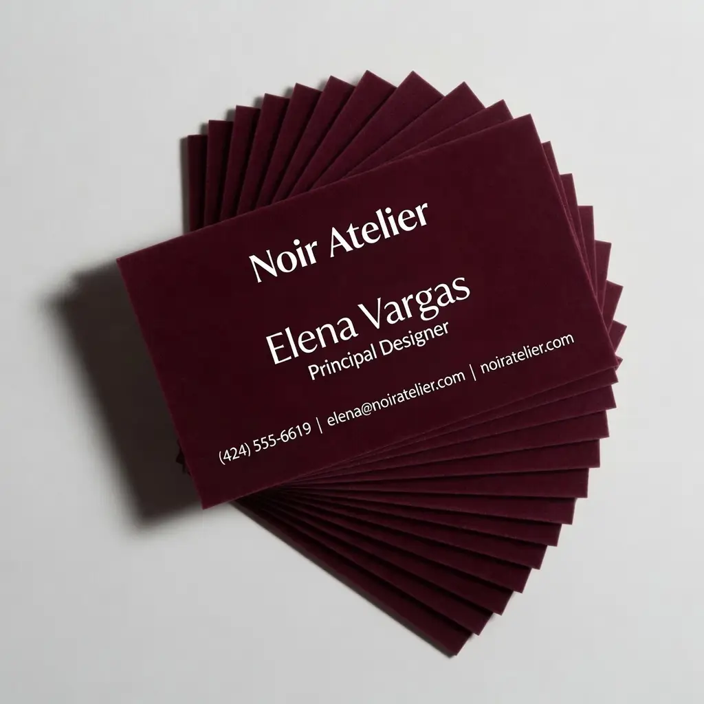 Soft Touch Business Cards