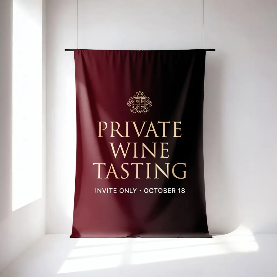 Blockout Vinyl Banner